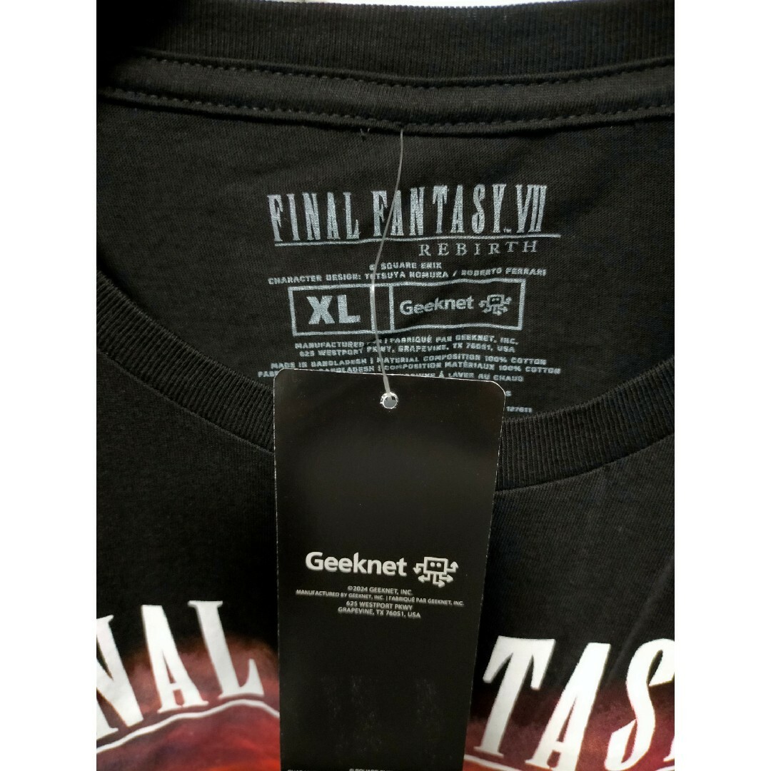 final fantasy vii rebirth　USA限定ＴシャツXL メンズのトップス(Tシャツ/カットソー(半袖/袖なし))の商品写真