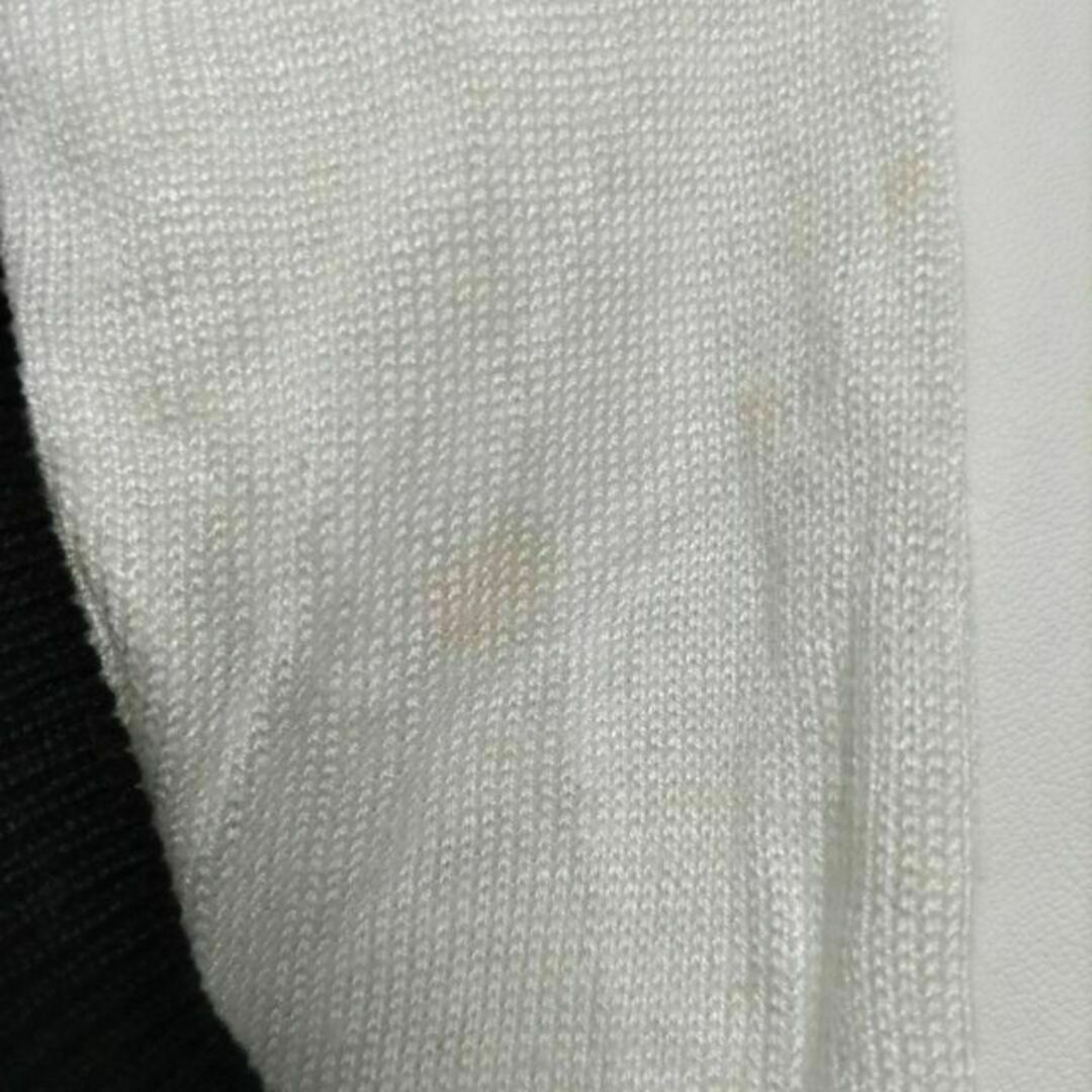 RODEO CROWNS(ロデオクラウンズ)のロデオクラウンズ 日本 韓国刺繍 長袖カーディガン 白×黒Mサイズ レディースのトップス(カーディガン)の商品写真