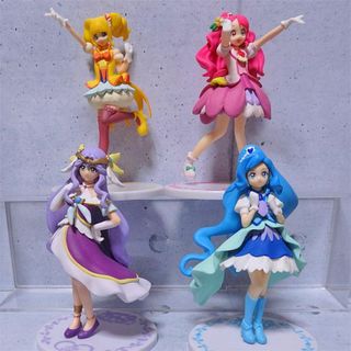 バンダイ(BANDAI)のヒーリングっど プリキュア　キューティーフィギュア４体(アニメ/ゲーム)