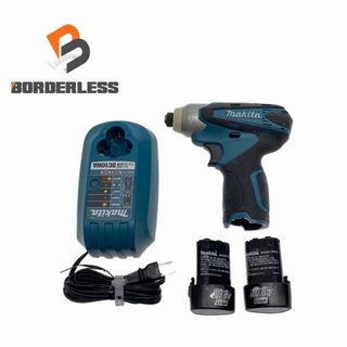 マキタ(Makita)の☆中古品☆makita マキタ 10.8V 充電式インパクトドライバ TD090D バッテリー2個(10.8V 1.3Ah) 充電器付き 87615(工具)