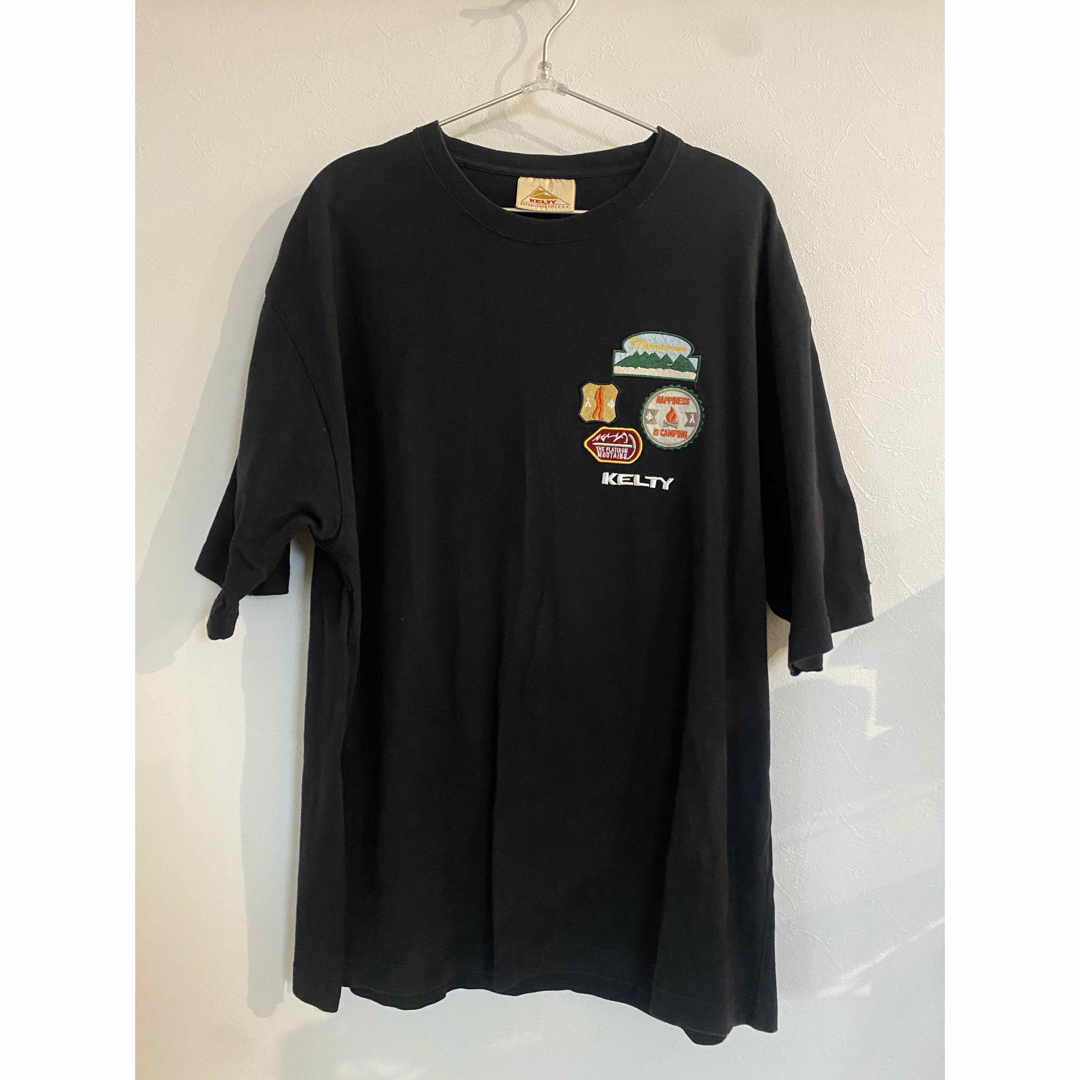 KELTY Tシャツ ブラック メンズのトップス(Tシャツ/カットソー(半袖/袖なし))の商品写真