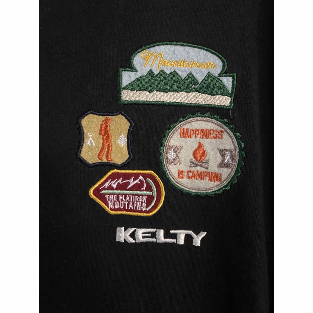 KELTY Tシャツ ブラック メンズのトップス(Tシャツ/カットソー(半袖/袖なし))の商品写真