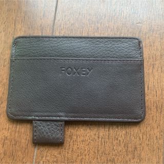 フォクシー(FOXEY)のfoxeyフォクシー　カードケース定期入れ　名刺ケース(名刺入れ/定期入れ)