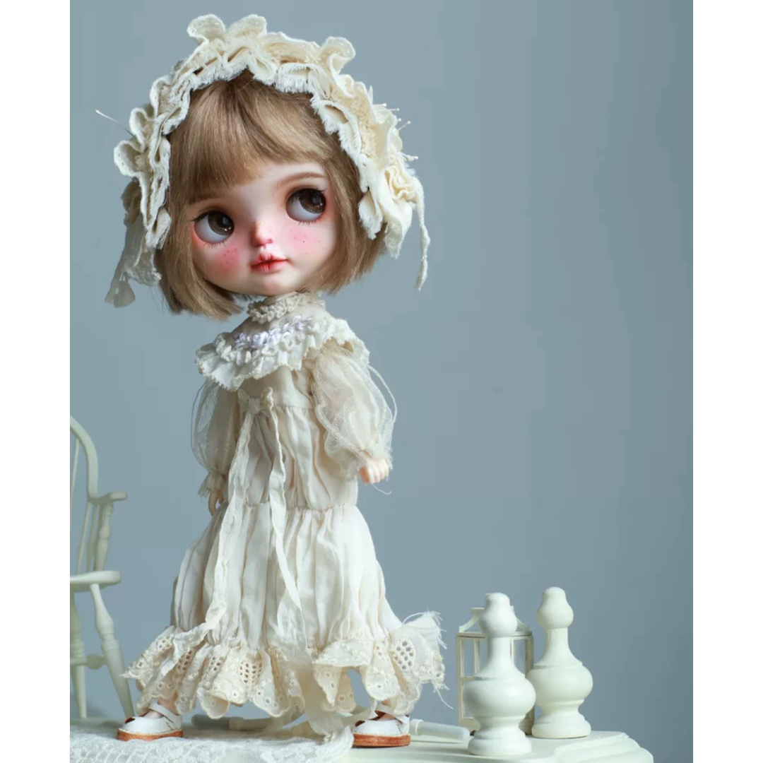 ブライス お洋服 アウトフィット 海外作家製 ヴィンテージドレスセット ハンドメイドのぬいぐるみ/人形(人形)の商品写真
