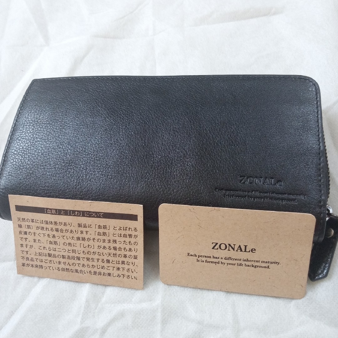 ZONALe(ゾナール)の新品 多機能長財布 ZONALe ゾナール 紳士 革長財布  定価16500円 メンズのファッション小物(長財布)の商品写真