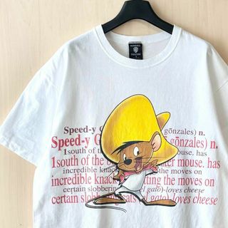 90s USA製古着　ヴィンテージ　キャラTシャツ　スピーディー・ゴンザレス(Tシャツ/カットソー(半袖/袖なし))