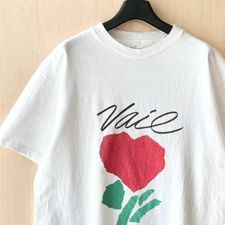 ヘインズ(Hanes)の80s 90s古着　ヴィンテージ　ヘインズ　Tシャツ　一輪の花　グラフィック(Tシャツ/カットソー(半袖/袖なし))