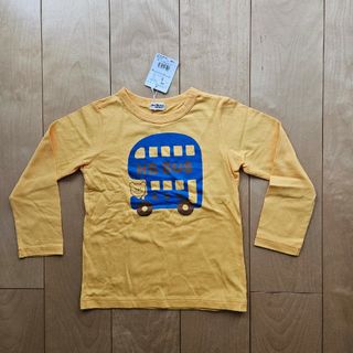 ホットビスケッツ(HOT BISCUITS)の【ミキハウス　ホットビスケッツ】HB BUS長袖Tシャツ(120cm)タグ付新品(Tシャツ/カットソー)