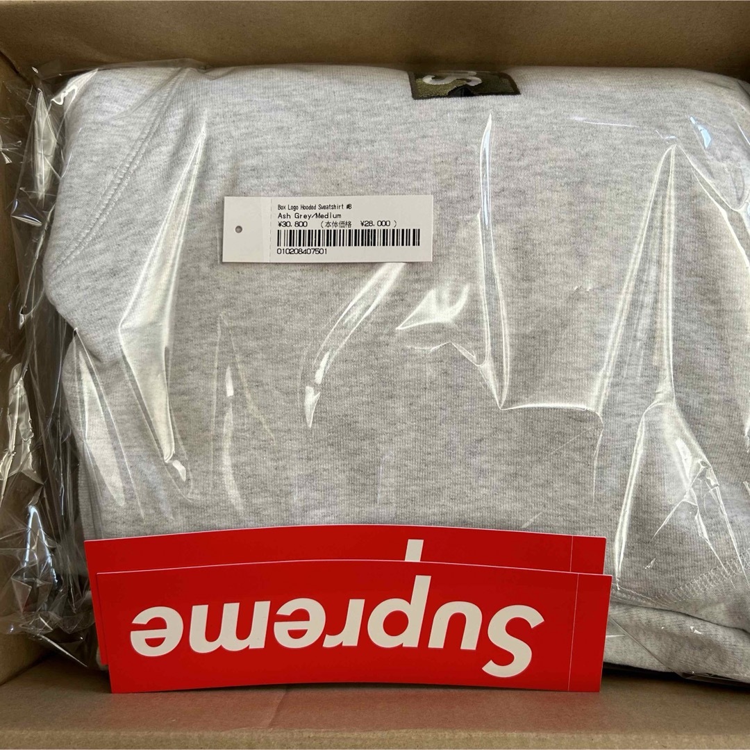 Supreme(シュプリーム)のsupreme hooded sweatshirt ashgrey メンズのトップス(パーカー)の商品写真