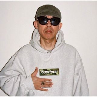 シュプリーム(Supreme)のsupreme hooded sweatshirt ashgrey(パーカー)