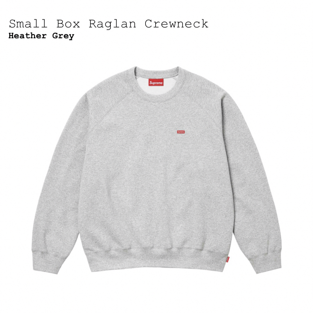 Supreme(シュプリーム)の【新品】タグ付★即完売★Small Box Raglan Crewneck メンズのトップス(スウェット)の商品写真