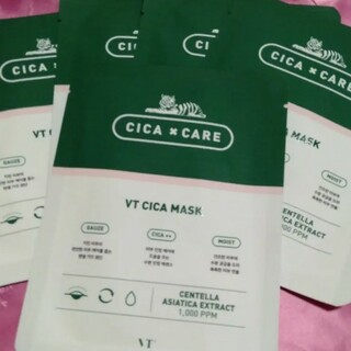 ブイティー(VT)のVT CICA MASK シートマスク 韓国マスク　５枚(パック/フェイスマスク)