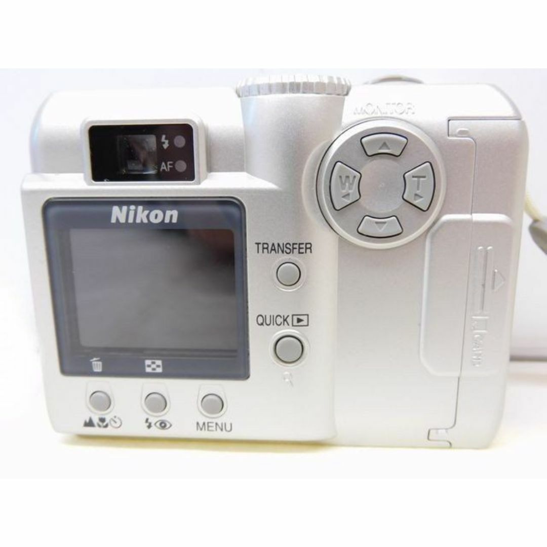 ※動作品 Nikon ニコン COOLPIX E775 コンパクト デジタルカメラ ■ シルバー系 □ デジカメ 6C スマホ/家電/カメラのカメラ(コンパクトデジタルカメラ)の商品写真