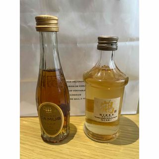 ニッカウイスキー(ニッカウヰスキー)の【鶴】NIKKA ウイスキー　コニャックブランデー付(ウイスキー)