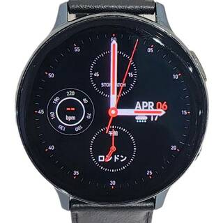 Samsung Galaxy Watch Active2 SM-R820 スマートウォッチ 44mm ブラック 動作品 箱 充電器付き 【中古品】 12403K273(腕時計(デジタル))