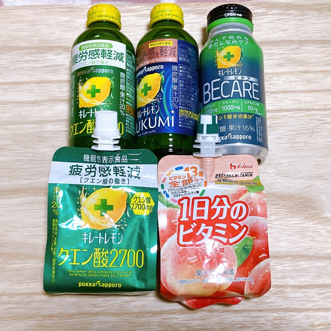 ポッカサッポロ(ポッカサッポロ)のキレートレモン4種類/1日分のビタミン 食品/飲料/酒の健康食品(ビタミン)の商品写真