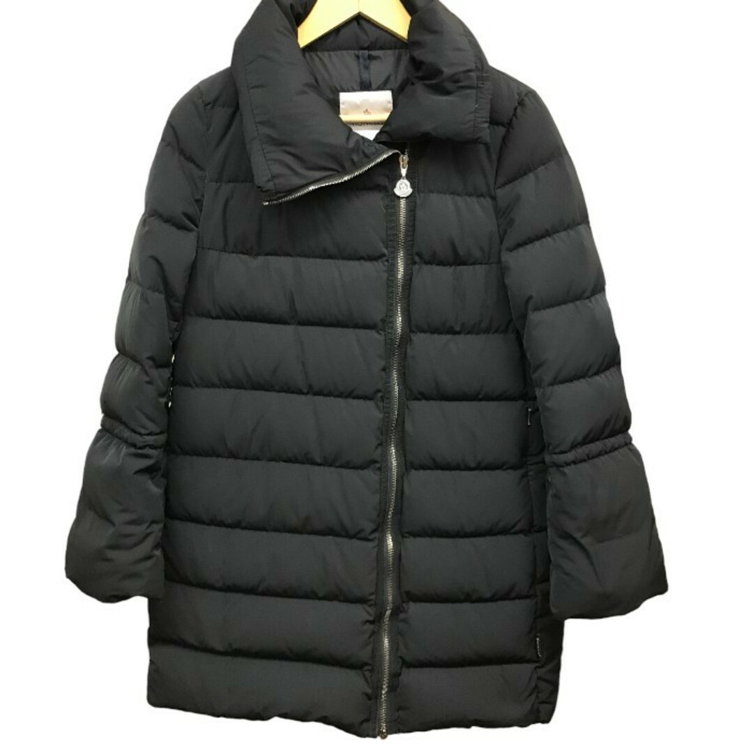 MONCLER(モンクレール)のMONCLER モンクレール ロベリア ダウンジャケット レディース ミドル丈 ブラック 1(Mサイズ) C20934997600 ブランド 冬 おしゃれ アウター 中古 KW1 レディースのジャケット/アウター(ダウンジャケット)の商品写真