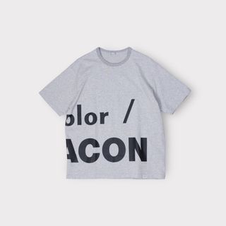 カラービーコン(kolor BEACON)のkolor/BEACON【BIG LOGO T-SHIRTS】グレー(Tシャツ/カットソー(半袖/袖なし))