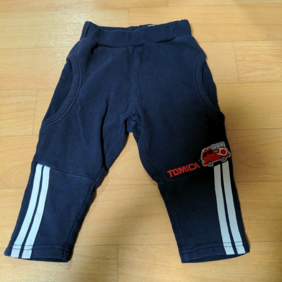 スラップスリップ　トミカ　スウェットパンツ　90サイズ 中古 キッズ/ベビー/マタニティのキッズ服男の子用(90cm~)(パンツ/スパッツ)の商品写真