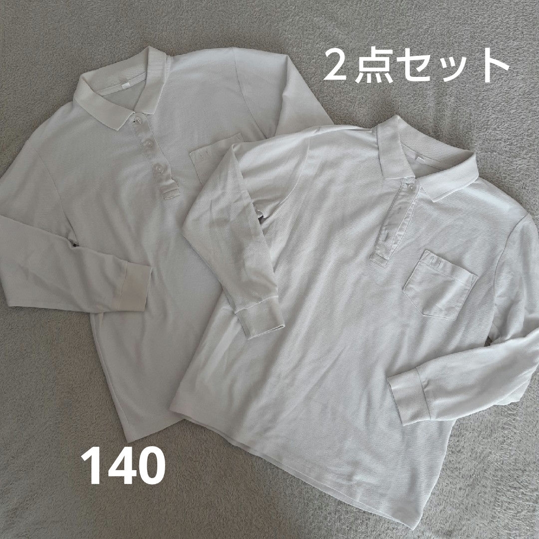 専用　スクールポロシャツ　140 キッズ/ベビー/マタニティのキッズ服女の子用(90cm~)(Tシャツ/カットソー)の商品写真