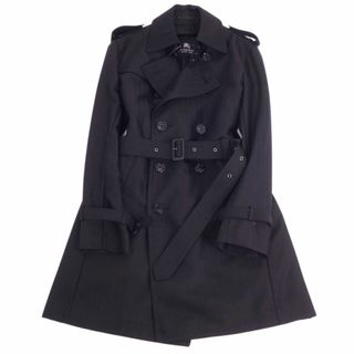 バーバリーブラックレーベル(BURBERRY BLACK LABEL)の美品 バーバリー ブラックレーベル BURBERRY BLACK LABEL コート トレンチコート ライナー付き アウター メンズ M ブラック(トレンチコート)