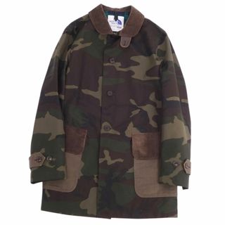 ザノースフェイス(THE NORTH FACE)の美品 ザノースフェイス THE NORTH FACE JUNYA WATANABE COMME des GARCONS コート 迷彩 カモフラージュ柄 GORE-TEX アウター メンズ L カーキ(その他)