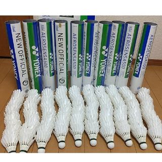 ヨネックス(YONEX)のエアロセンサ500　NEW OFFICIAL　中古シャトル　ノック用　120球(バドミントン)