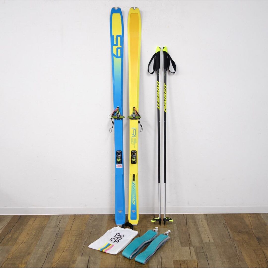 美品 ディナフィット DYNAFIT PDG65 161cm ビンディング ATK World cup Revolution スキーモ SKIMO ストック シール セット TLT アウトドア スポーツ/アウトドアのスキー(板)の商品写真