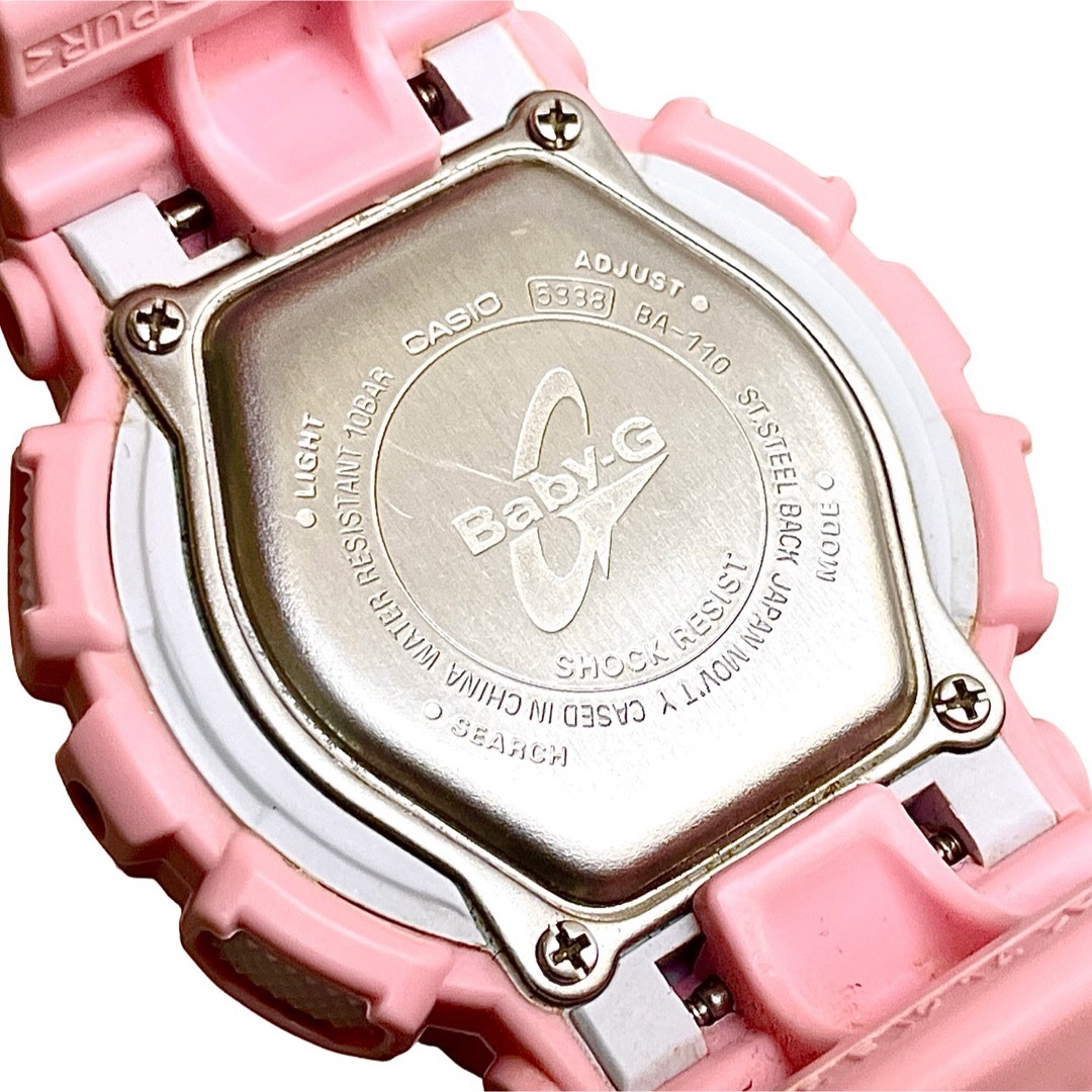 Baby-G(ベビージー)のCASIO Baby-G ピンクブーケ レディース BA-110-4A1 レディースのファッション小物(腕時計)の商品写真