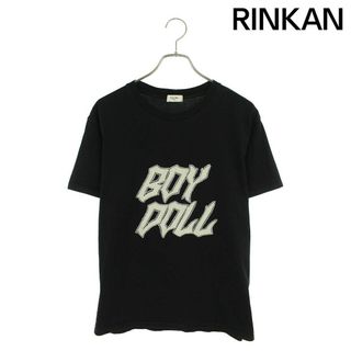 セリーヌ(celine)のセリーヌバイエディスリマン  2X59C671Q BOY DOLLラインストーンロゴプリントTシャツ メンズ S(Tシャツ/カットソー(半袖/袖なし))