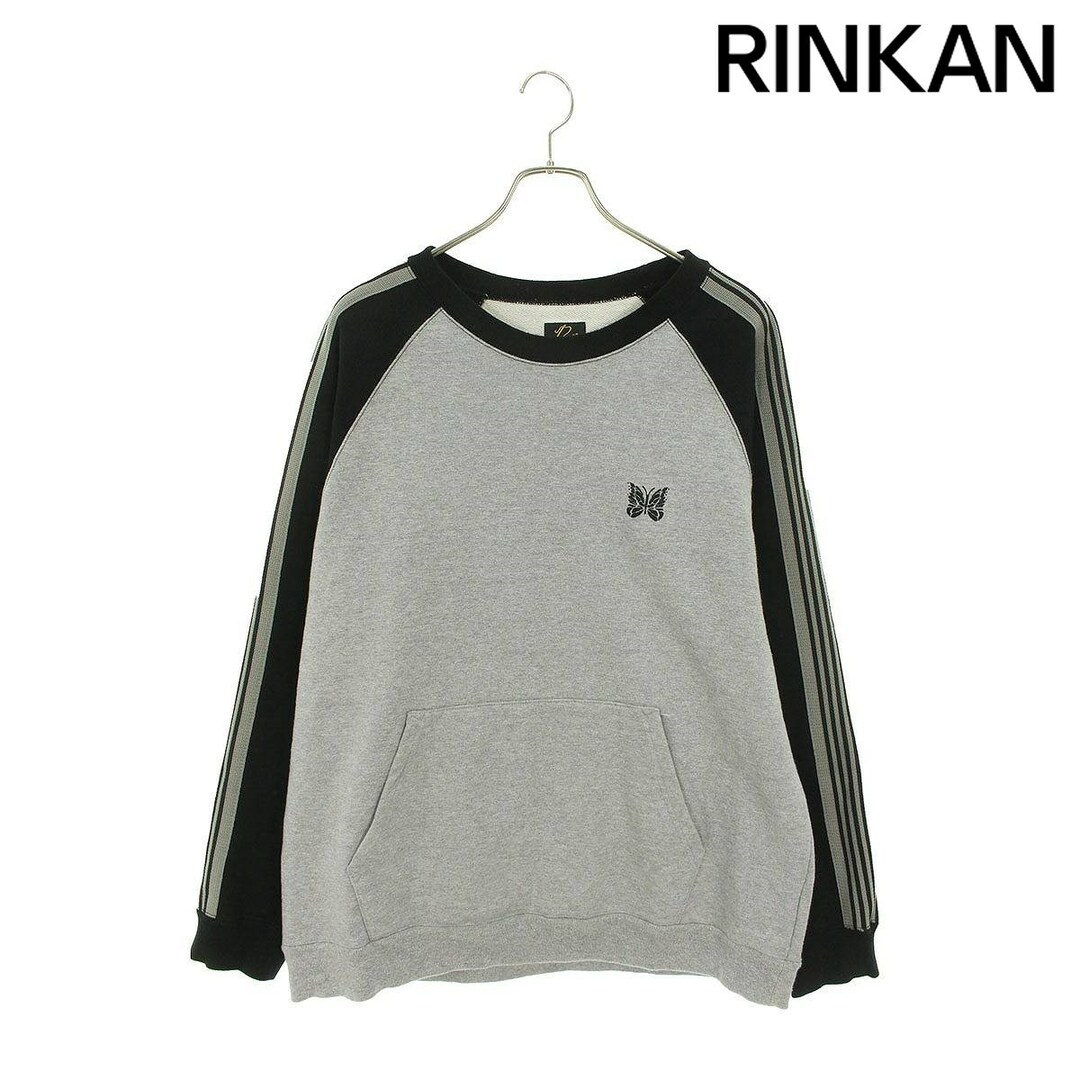 Needles(ニードルス)のニードルス  23SS  MR452 Raglan Sweat STUDIOS別注 ラグランクルーネックスウェット メンズ L メンズのトップス(スウェット)の商品写真