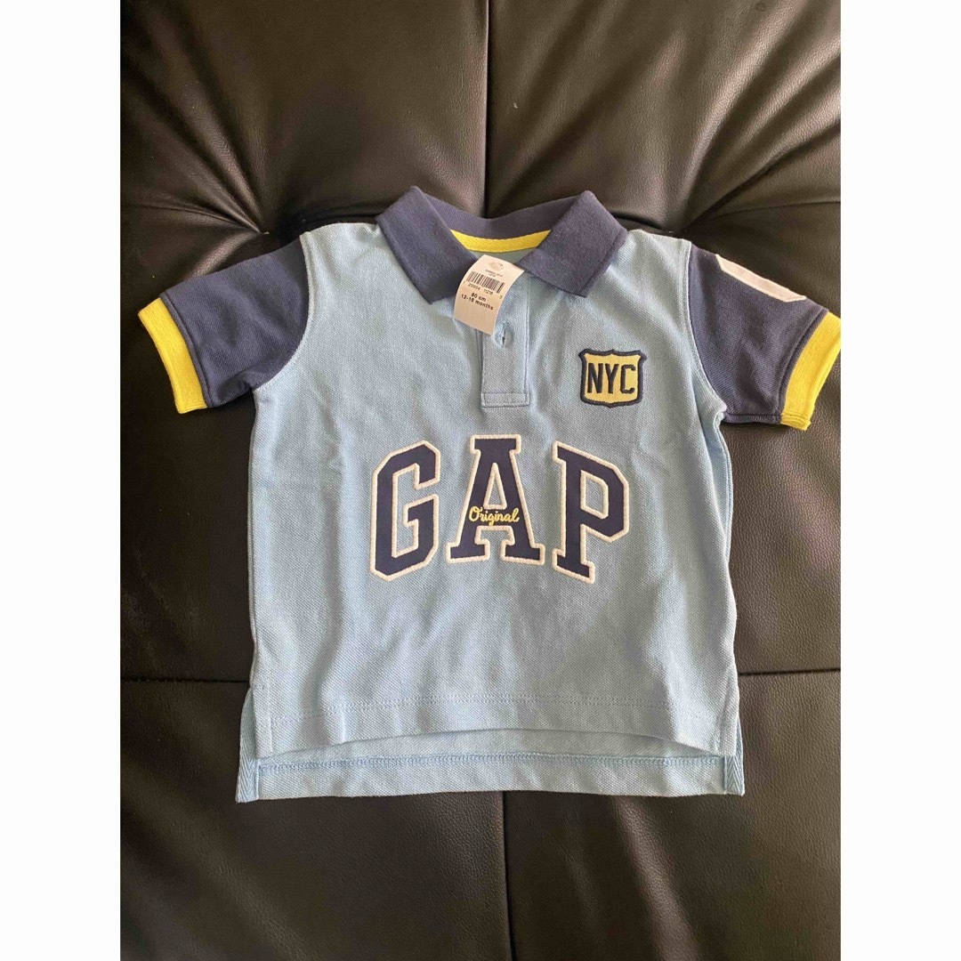 GAP(ギャップ)の新品未使用　GAP ベビー　ポロシャツ　80  12-18month キッズ/ベビー/マタニティのベビー服(~85cm)(Ｔシャツ)の商品写真