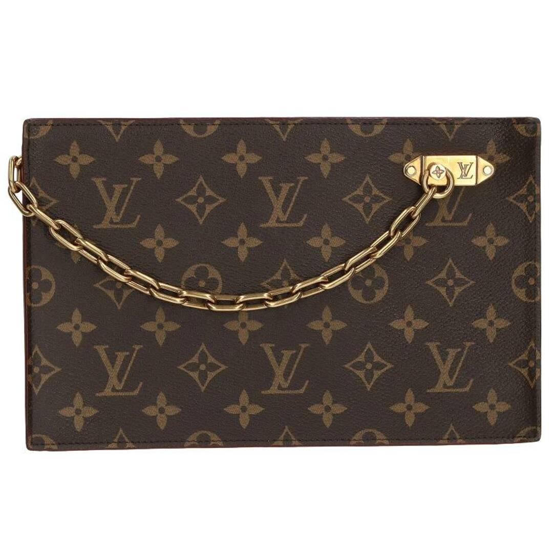 LOUIS VUITTON(ルイヴィトン)のルイヴィトン  M55646 チェーン・クラッチ チェーン装飾モノグラムクラッチバッグ メンズ ハンドメイドのファッション小物(バッグ)の商品写真