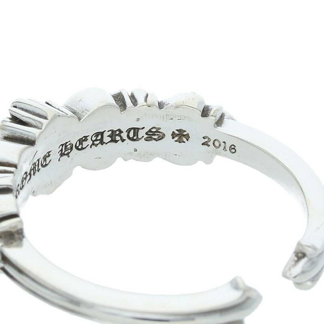 Chrome Hearts(クロムハーツ)のクロムハーツ  BABY CLSC/ベイビークラシックダブルフローラル シルバーリング メンズ 19.5号 メンズのアクセサリー(リング(指輪))の商品写真