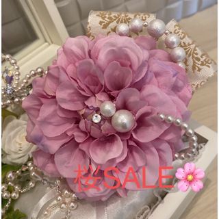 コサージュ☆SALE☆卒業式、入園式、入学式、結婚式☆リリークリスタルナゴヤ(ブローチ/コサージュ)