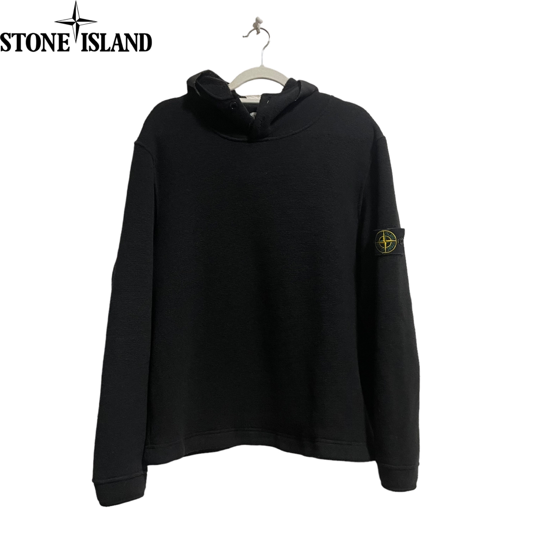 STONE ISLAND(ストーンアイランド)の【00's】STONE ISLAND WOOL KNIT FOODIE メンズのトップス(パーカー)の商品写真