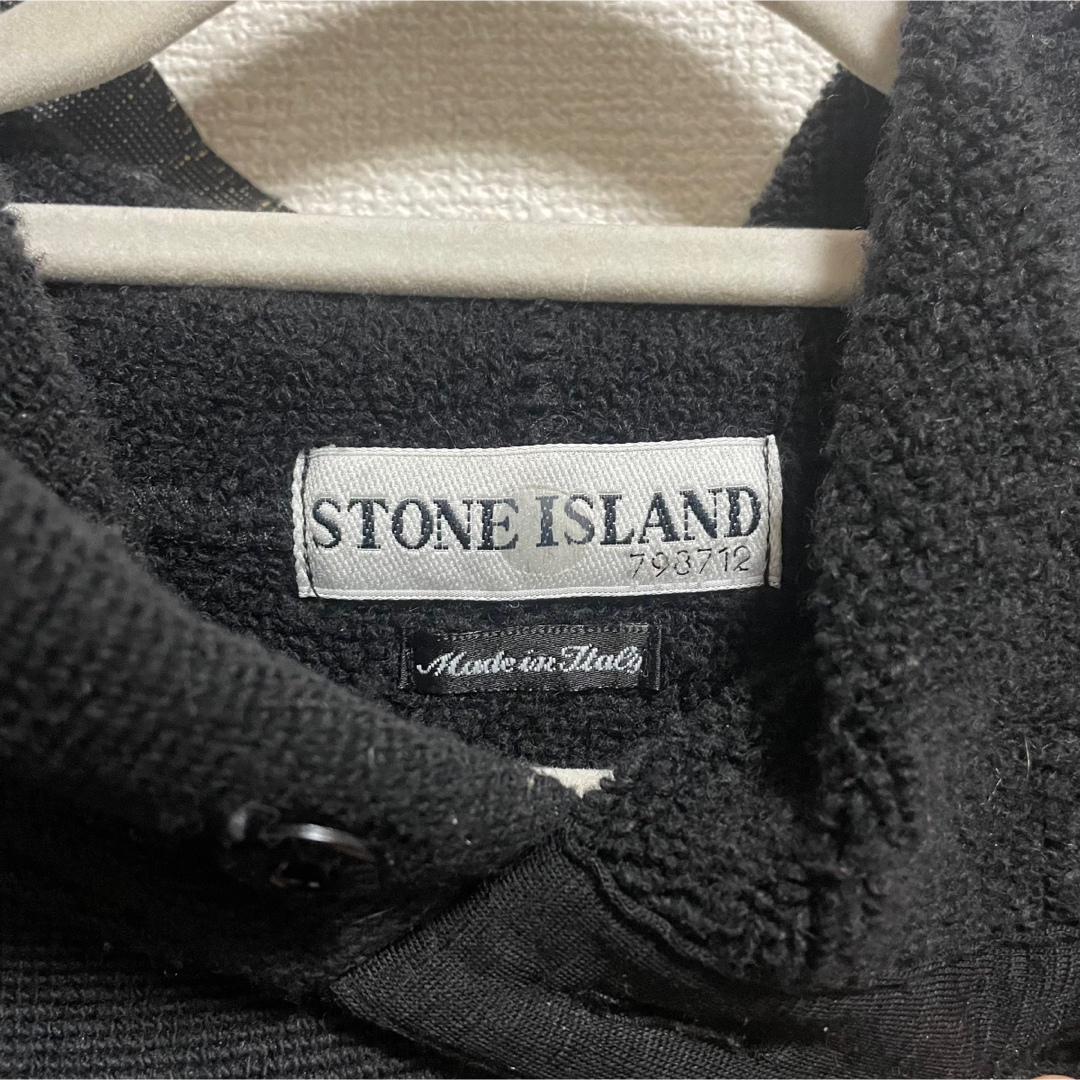 STONE ISLAND(ストーンアイランド)の【00's】STONE ISLAND WOOL KNIT FOODIE メンズのトップス(パーカー)の商品写真