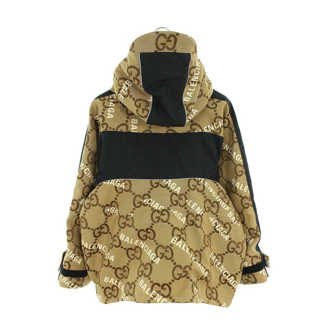 Gucci(グッチ)のグッチ ×バレンシアガ BALENCIAGA  676426 ZAH7K The Hacker Project Jumbo Jacket ザハッカープロジェクト ジャンボGGジャケット ブルゾン レディース 38 レディースのジャケット/アウター(ブルゾン)の商品写真