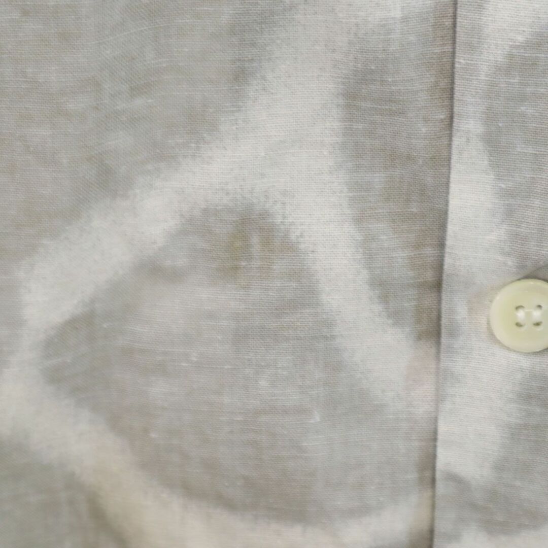 Ron Herman(ロンハーマン)のロンハーマン 日本製 アニマル柄 半袖 オープンカラーシャツ M グレー Ron Herman メンズ 古着 【240406】 メール便可 メンズのトップス(シャツ)の商品写真