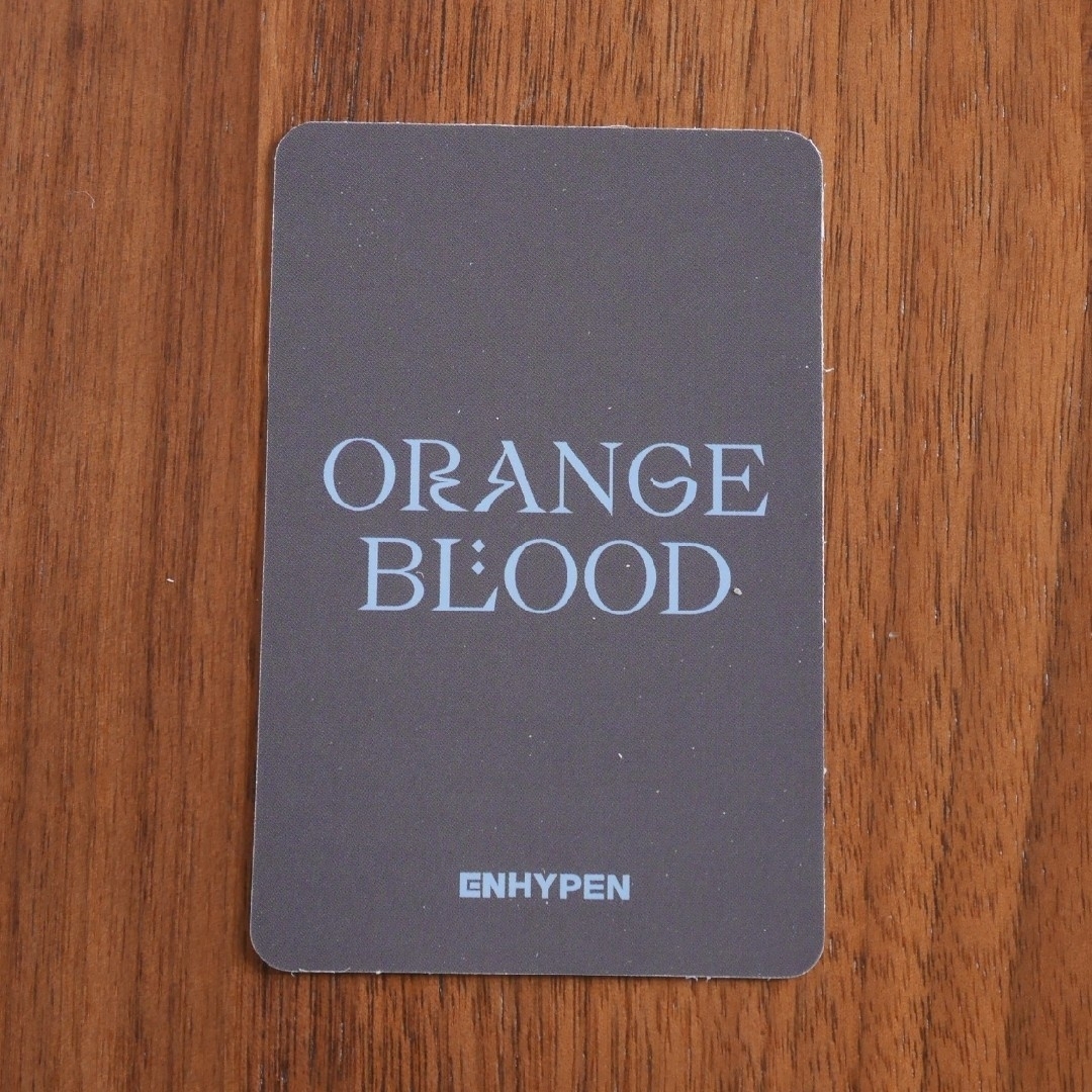 ENHYPEN(エンハイプン)のENHYPEN『ORANGE BLOOD』kpop merch特典 ニキ エンタメ/ホビーのタレントグッズ(アイドルグッズ)の商品写真