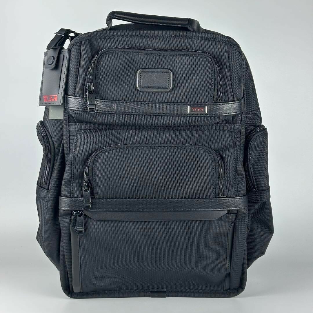 TUMI(トゥミ)のTUMI ALPHA 3ブラックデラックス多機能ショルダーバッグ リュック レディースのバッグ(リュック/バックパック)の商品写真