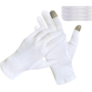 綿手袋　１２組　スマホ対応(手袋)