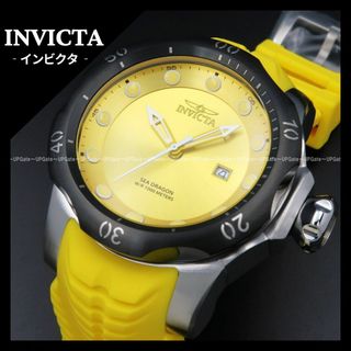 インビクタ(INVICTA)の高防水★イエロー★シードラゴンモデル INVICTA Venom 45492(腕時計(アナログ))