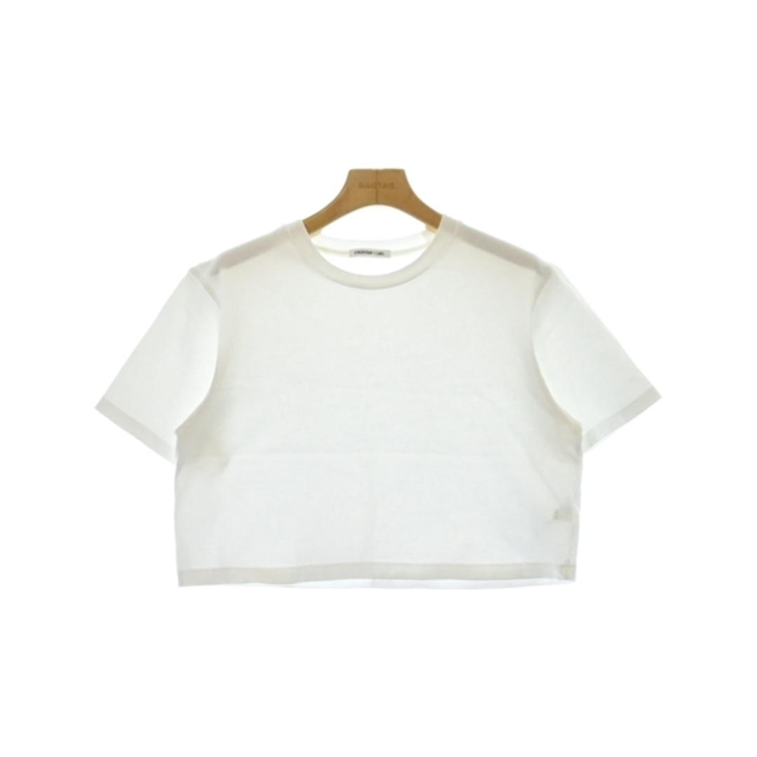 DEUXIEME CLASSE(ドゥーズィエムクラス)のDeuxieme Classe Tシャツ・カットソー -(L位) 白 【古着】【中古】 レディースのトップス(カットソー(半袖/袖なし))の商品写真