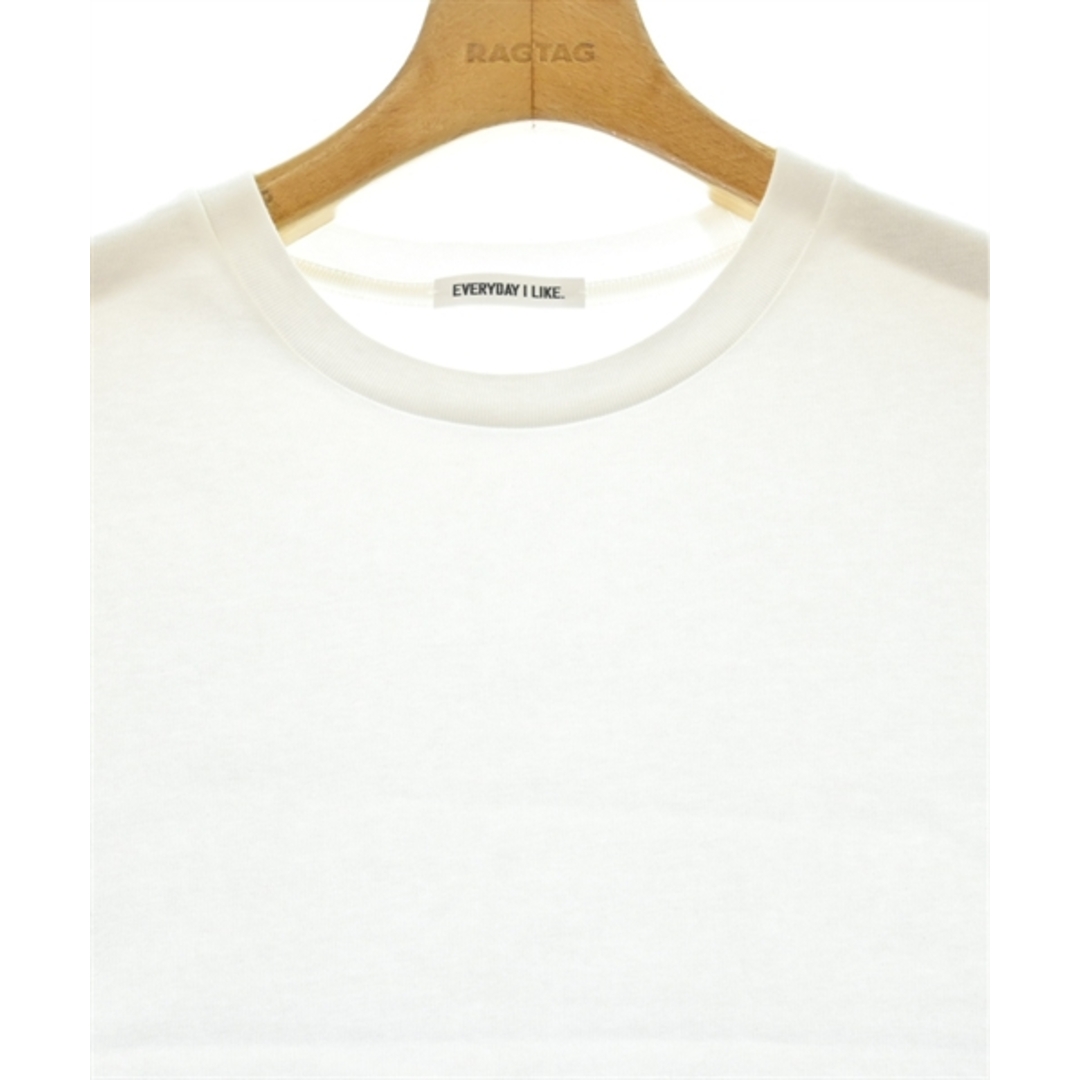 DEUXIEME CLASSE(ドゥーズィエムクラス)のDeuxieme Classe Tシャツ・カットソー -(L位) 白 【古着】【中古】 レディースのトップス(カットソー(半袖/袖なし))の商品写真