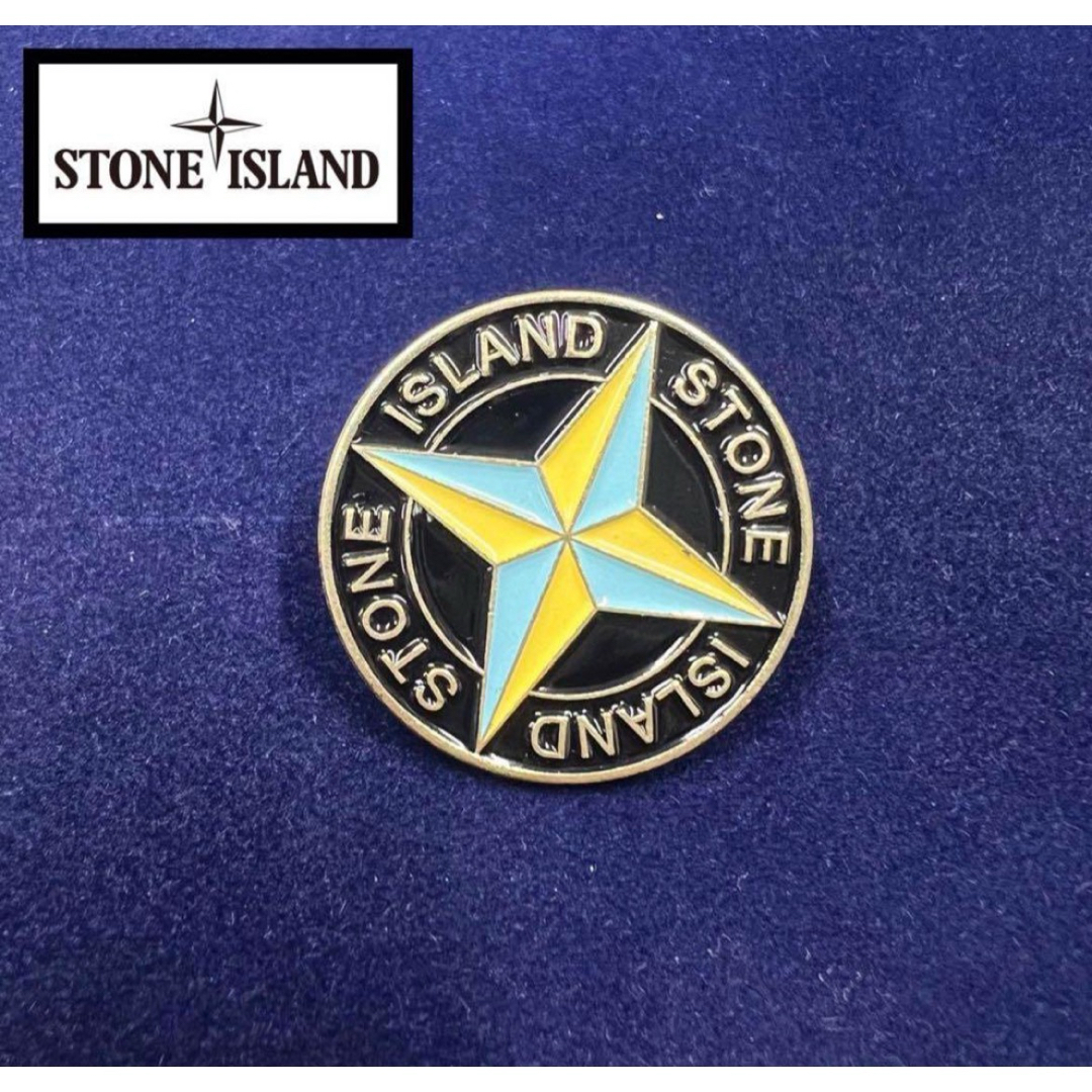 STONE ISLAND(ストーンアイランド)のストーンアイランド バッジ ピンバッジ stone ISLAND ロゴ ラベル メンズのアクセサリー(その他)の商品写真