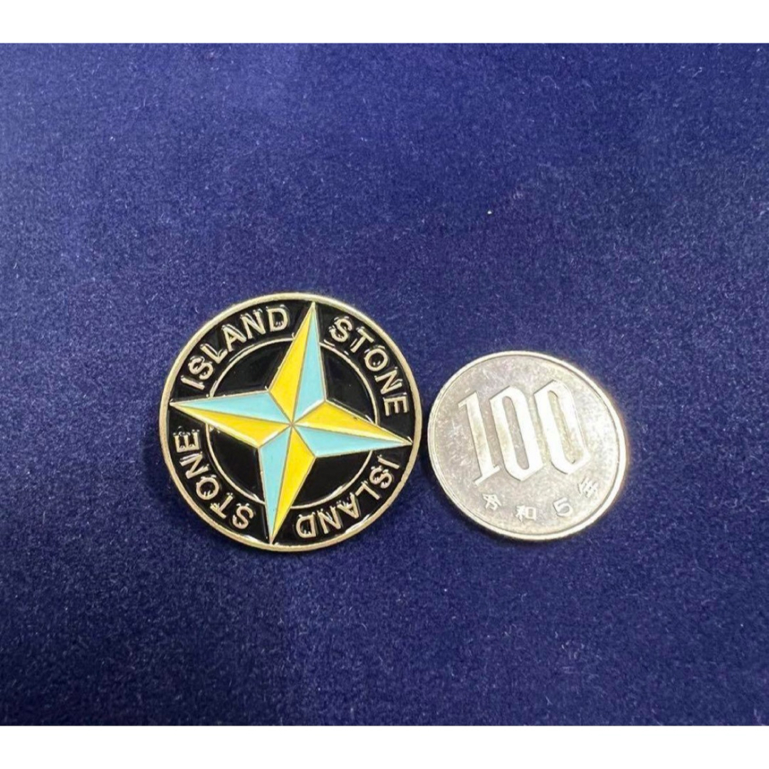 STONE ISLAND(ストーンアイランド)のストーンアイランド バッジ ピンバッジ stone ISLAND ロゴ ラベル メンズのアクセサリー(その他)の商品写真