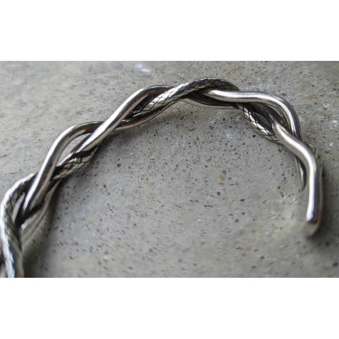 925 STERLING SILVER BANGLE/シルバーバングル メンズのアクセサリー(バングル/リストバンド)の商品写真