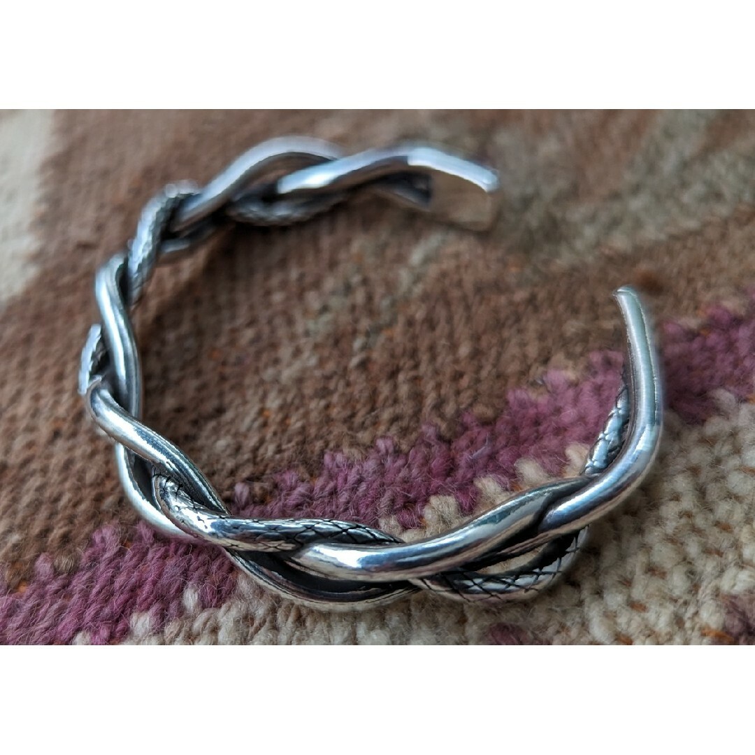 925 STERLING SILVER BANGLE/シルバーバングル メンズのアクセサリー(バングル/リストバンド)の商品写真