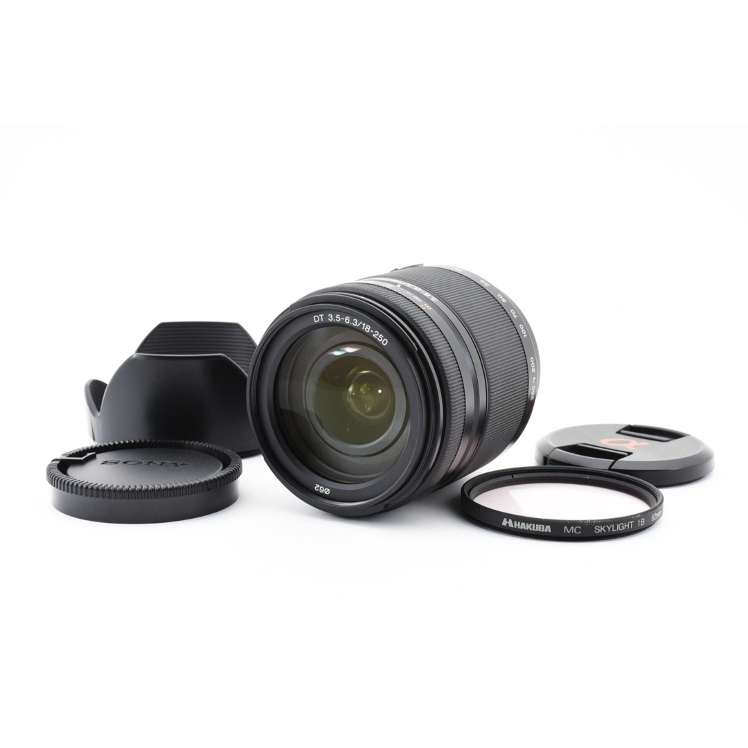 SONY(ソニー)の【SONY】DT 18-250mm F3.5-6.3 SAL18250 ソニー スマホ/家電/カメラのカメラ(レンズ(ズーム))の商品写真